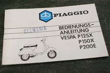 Bedienungsanleitung (DE) Vespa PX 125 150 200 (ALT) P 125 X Manual Heft