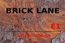 Blechschild 20x30 Brick lane