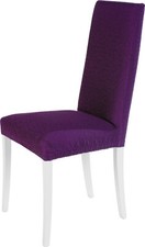 Stuhlhusse Tunez, Dohle&Menk, mit Strukturoptik lila