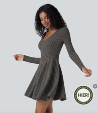 Halara Minikleid Aus Gerippten