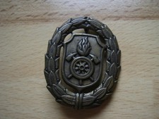 Altes Feuerwehr Leistungsabzeichen Brandschutz Ehrenzeichen Abzeichen Bronze