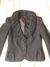 Schwarzer Schößchen Blazer