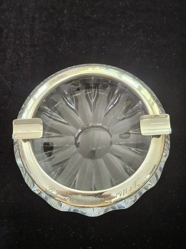 Kristallaschenbecher mit 925 - kristallaschenbecher,