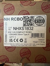 WYLEX B32 AMP 30mA RCBO TYP A COMPACT NHXS1B32 Brandneu in Box 