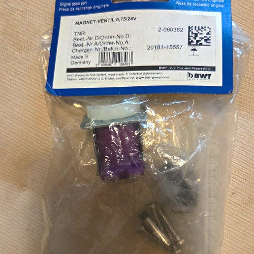 Bwt magnetventil 24v für - magnetventil, 0,75/24v