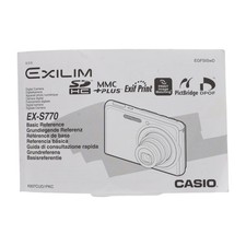 Bedienungsanleitung Casio Exilim EX-S770 Basic Reference 