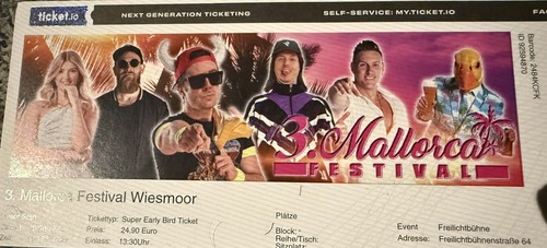 Ticket fürs mallorca - ticket, 3.