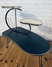 Blumenbank Blumenetagere Blumentisch Nierentisch 50er Jahre TOP