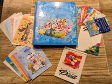 Große Diddl Sammlung Im Ordner, Blätter, Postkarten, Zettel....Retro