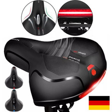 Komfort Fahrradsattel Fahrrad Sitz Sattel Gefedert DamenHerren E-Bike City NEU~