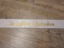 Trauerband, Schleifenband