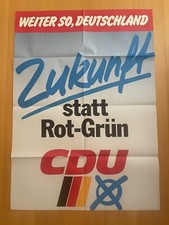 CDU Wahlplakat Bundestagswahl 1987 - DIN A0