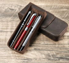 Echt Leder Etui für 3 Stifte