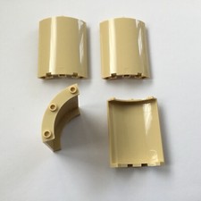 4 Lego Wandelemente Cylinder
