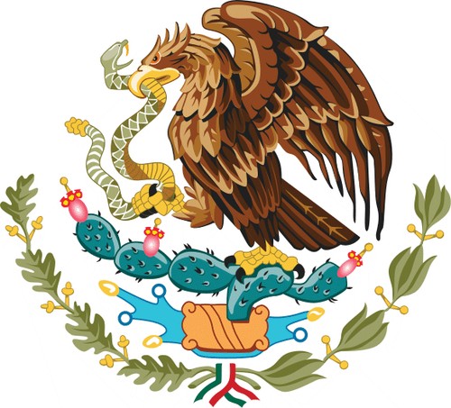 Auto aufkleber wappen - aufkleber, "mexiko"