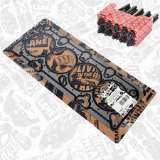 Zylinderkopfdichtung + Schrauben OPEL CHEVROLET ALFA ROMEO 1,6 1,8 55355578 2H0