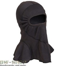 ORIGINAL BUNDESWEHR STURMHAUBE SCHWARZ ARAMID KEVLAR BW KOPFHAUBE STURMMASKE