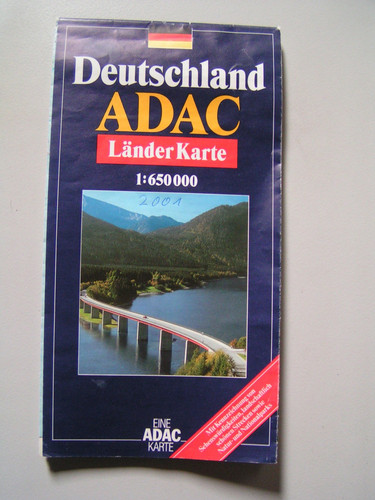 Adac deutschland länderkarte - deutschland,