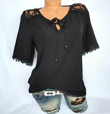 Bluse Shirt schwarz