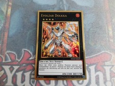 Yugioh 1 × Evolzar  dolkka Premium Gold Rare Near Mint 