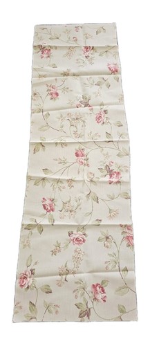 Stoffrest beige blumen rosen - blumen,