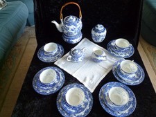 Japanisches Porzellan Teeservice für 6 Personen mit Kirschblüten-Dekor, 23 Teile