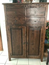 Highboard, Sideboard massiv Holz, top Zustand, kolonialfarben