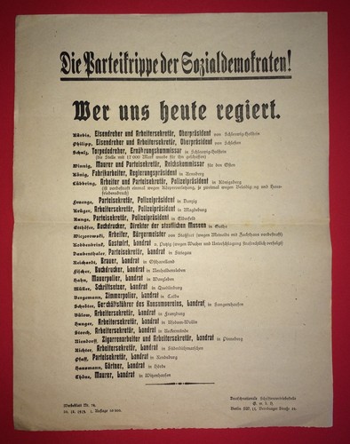 Altes flugblatt die - altes,