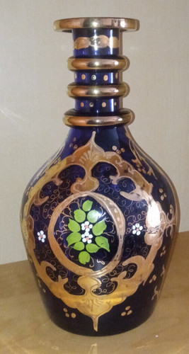 Große vintage glasvase - große,
