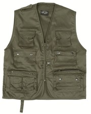 Jagd-und Anglerweste oliv, Camping, Outdoor -NEU-