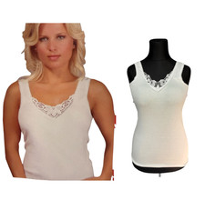 Damen unterhemd 2er pack - unterhemd,