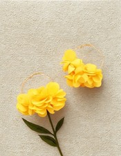 🤍 Ohrringe Creole Blume