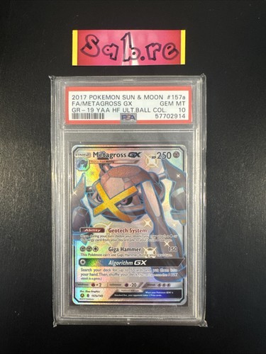 Psa metagross shiny - metagross, gx