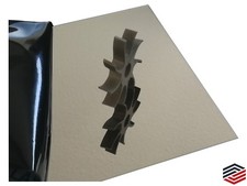 Edelstahlblech, Platte, VS Spiegel poliert, Edelstahltafel 0,8 mm