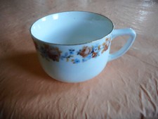 Tasse Kaffeetasse Teetasse Becher Porzellan Blumen Goldrand Porzellantasse bunt