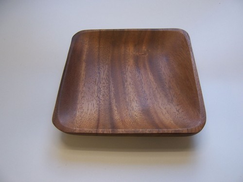 Teller holzteller 15x15cm - holzteller,