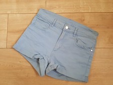 ? H&M kurze Capri Jeans Hotpant Hose Taschen Mädchen 170/XS/S hellblau Damen