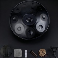 10-Note Black Handpan 440Hz
