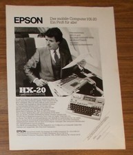 Seltene Werbung EPSON HX-20 Hand-Held-Computer Portable #2 1982