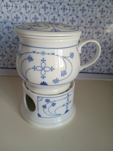 Indisch blau teetasse mit - indisch,