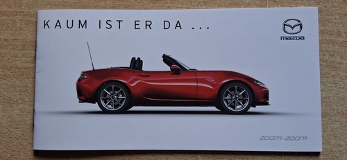 Kleines autoprospekt vom - vom, mazda