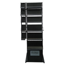 Warenständer Zeitschrift-Regal schwarz 