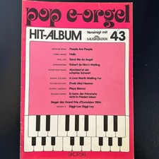 Noten - pop e-orgel -
