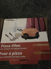 Tisch-Pizzaofen mit echtem Terrakotta-Deckel cucina di modena für 6 Personen