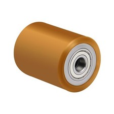 Hubwagen Räder 80 x 95 mm Polyurethan - für Ameise, Hochhubwagen, Rollen, PU