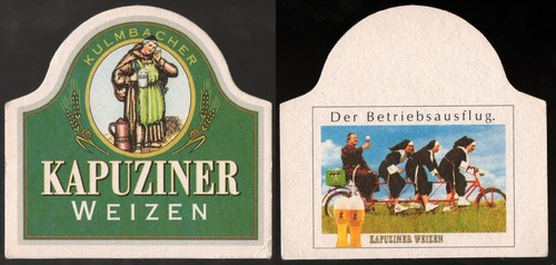Bierdeckel kapuziner weizen - bierdeckel,