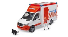 Bruder Spielzeug 02676 MB Sprinter Ambulanz Sanitäter Krankenwagen Arztauto Neu