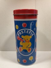 Pustefix Bär ca. 18 cm Money bank Blech Spardose sehr schön Vintage Look