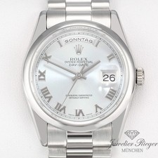 Rolex Day Date 36 mm 118206 Platin 950 2006 Automatik Platinum Herren Damen