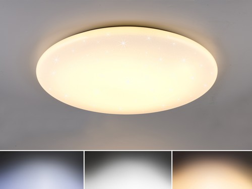 Dimmbare led deckenlampe rund - led,